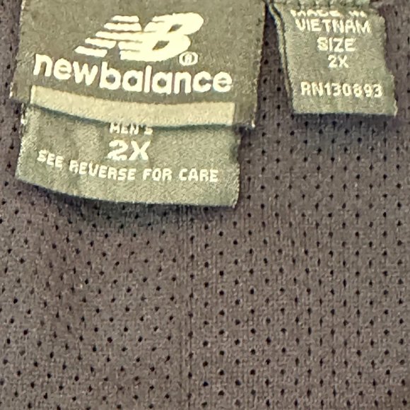 Mens New Balance Golf Rain Pants Black 2X C13 - Picture 4 of 4
